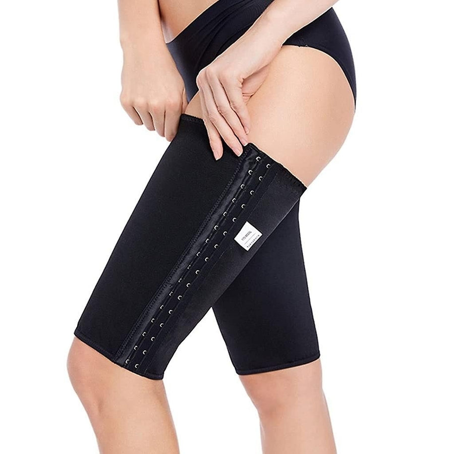 Women Thigh Slimmer Leg Compression Sleeves Slimming Thigh Wraps Body Shaper Image 1