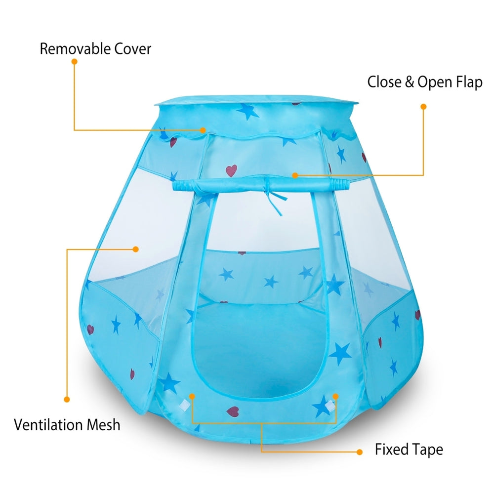 Kids Pop Up Game Tent Prince Princess Toddler Play Tent Indoor Outdoor Castle Game Play Tent Birthday Gift For Kids Image 2