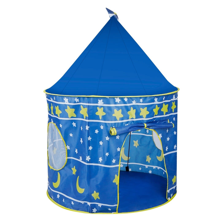 Kids Play Tent Foldable Pop Up Children Play Tent Portable Baby Play House Castle with Carry Bag Image 6