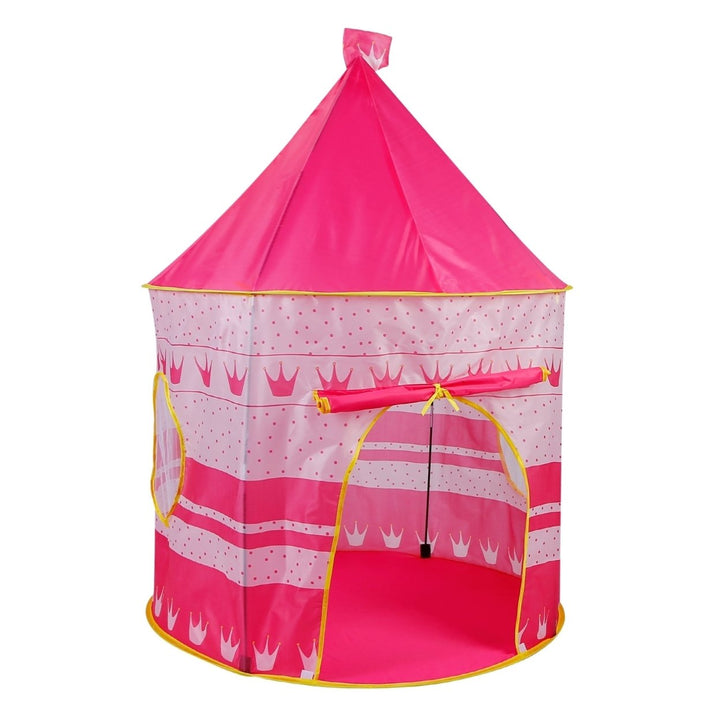 Kids Play Tent Foldable Pop Up Children Play Tent Portable Baby Play House Castle with Carry Bag Image 7