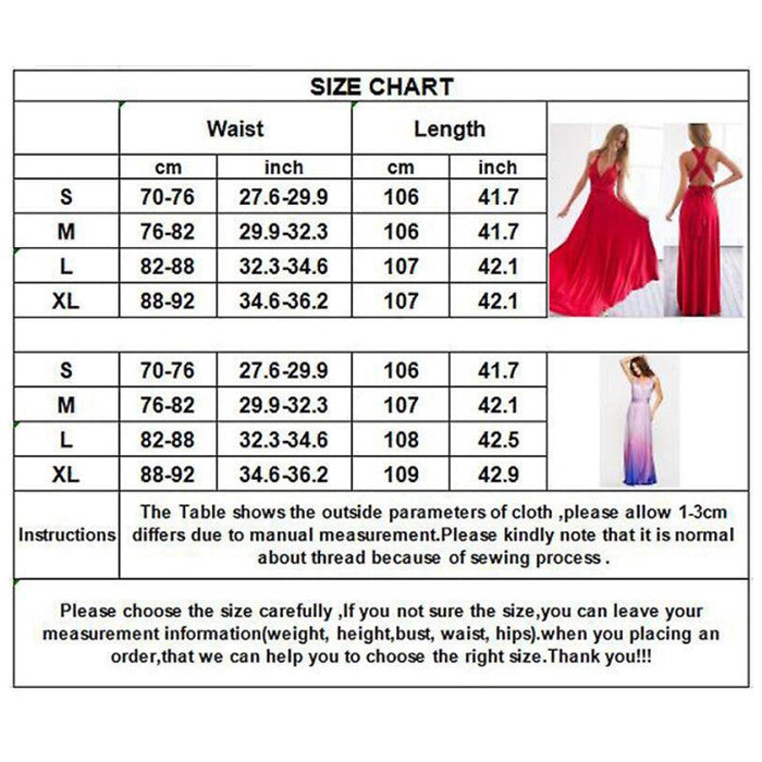 Women Multiway Wrap Bandage Long Dress Convertible Boho Evening Dress For Party Bridesmaids Image 4