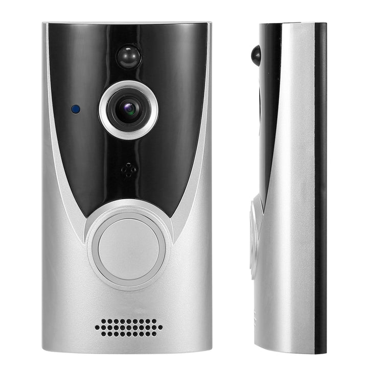 WiFi Video Doorbell Wireless Door Bell 720P HD WiFi Security Camera Two-way Talk Image 1