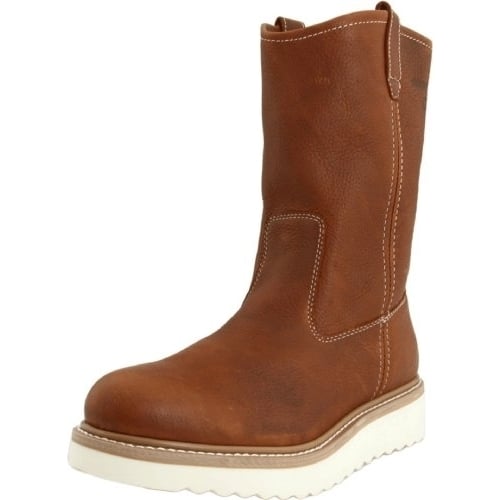 WOLVERINE Mens 10" Wellington Soft Toe Wedge Work Boot Brown - W08285 10 X-Wide AGATE Image 3