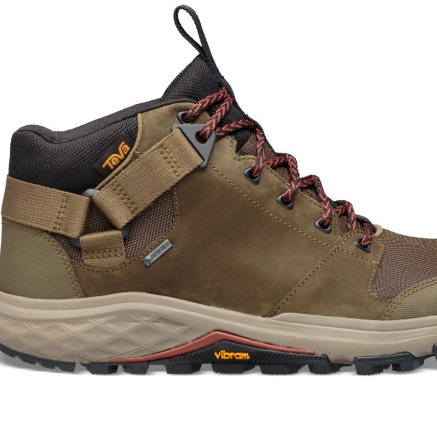 Teva Mens Grandview Mid Gore-Tex Hiking Shoe Dark Olive - 1106804-DOL DARK OLIVE Image 1