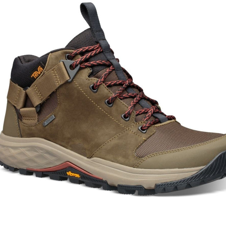 Teva Mens Grandview Mid Gore-Tex Hiking Shoe Dark Olive - 1106804-DOL DARK OLIVE Image 2