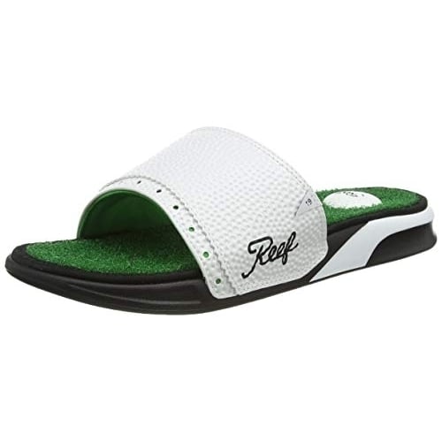 Reef Mulligan Slide Sandals Green Mens Casual Footwear Size Available Image 1