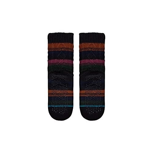 Stance Unisex Black Stripe Toasted Slipper Crew Socks A549D21TOA-BLK Heavyweight Image 3