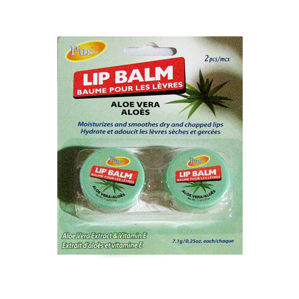 Purest Lip Balm- Aloe Vera (2 in 1 Pack) Image 1