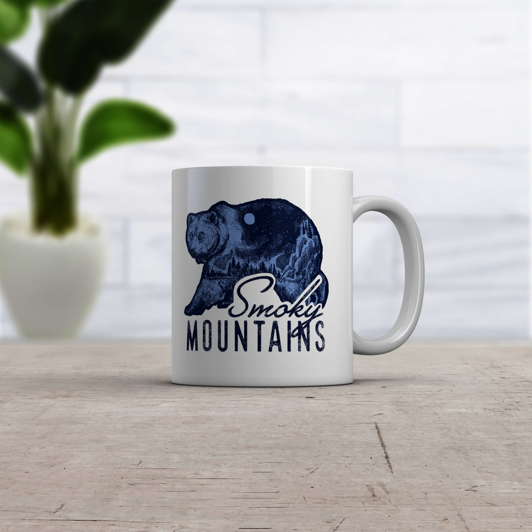 Smoky Mountains Mug Cool Retro Appalachian Nature National Park Graphic Novelty Coffee Cup-11oz Image 2