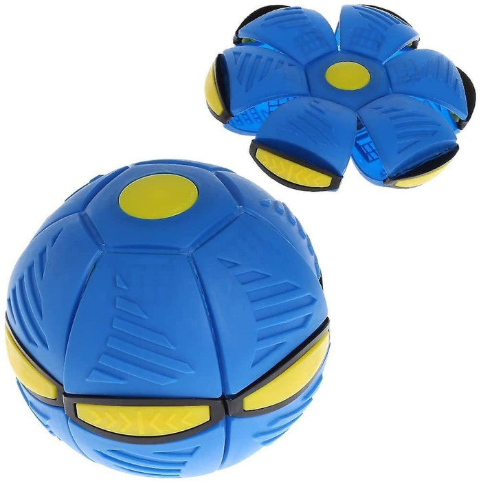 Luminous Ufo Saucer Ball Deformed Flying Flat Throw Disc Ball Frisbee Outdoor Sports Game Toy Image 1