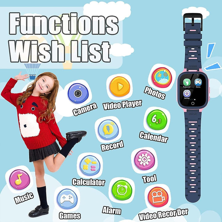Kid Smart Watch Children Digital Wristwatch With Games Cameras Video Mp3 Player Image 7