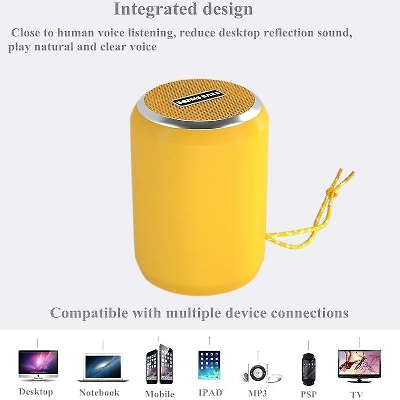 Mini Portable Booms Bass Bluetooth Speaker Outdoor Wireless Stereo Loudspeaker Mp3 Player Image 2