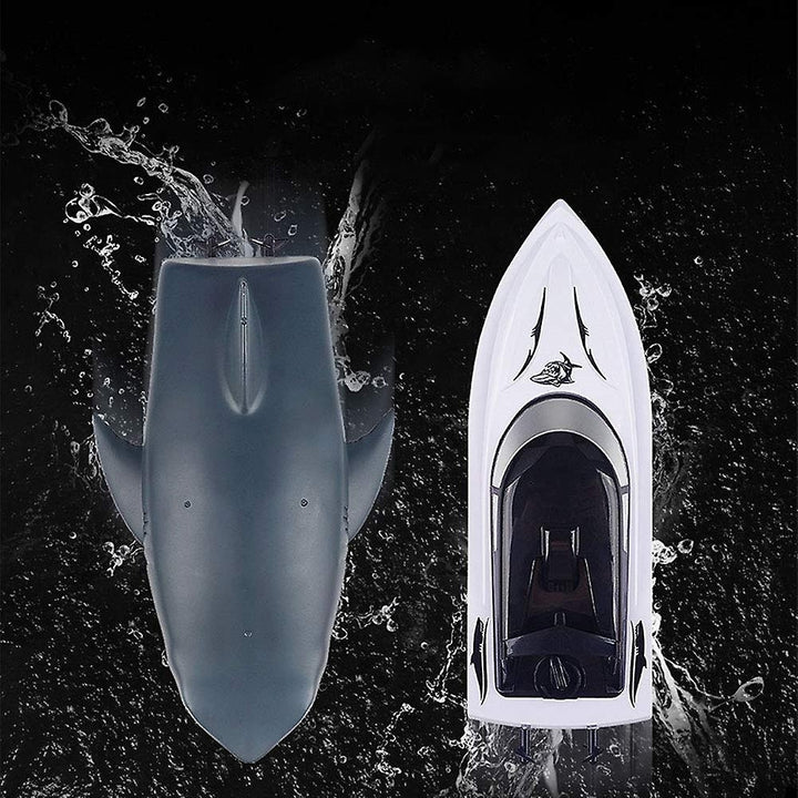 2.4g Simulation Shark Speedboat Rc Boat Two-way Navigation Water Toy Image 3