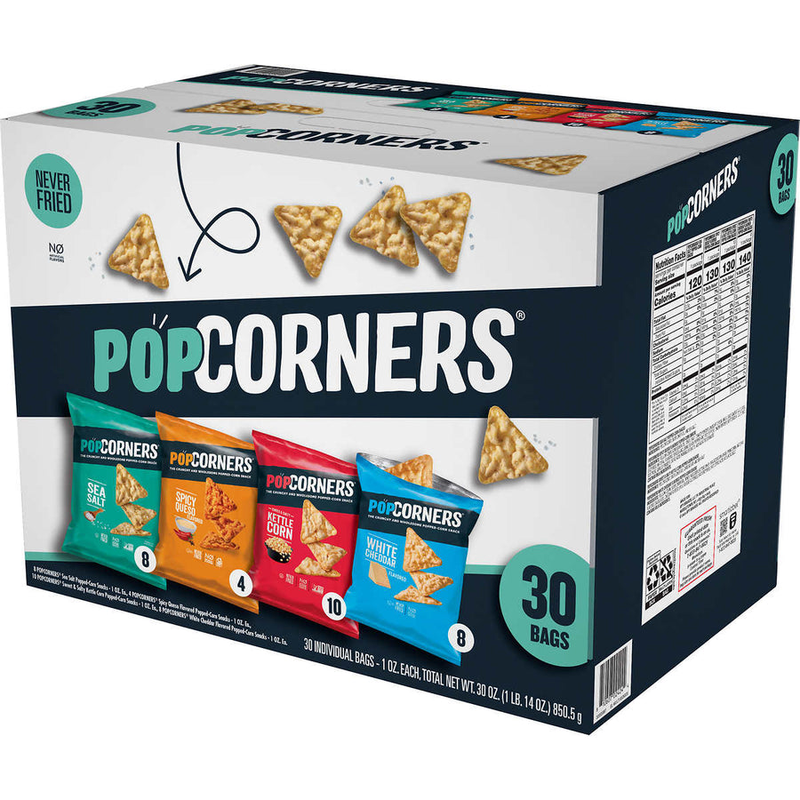 PopCorners Popped-Corn Snack Variety Pack 1 Ounce (30 Count) Image 1