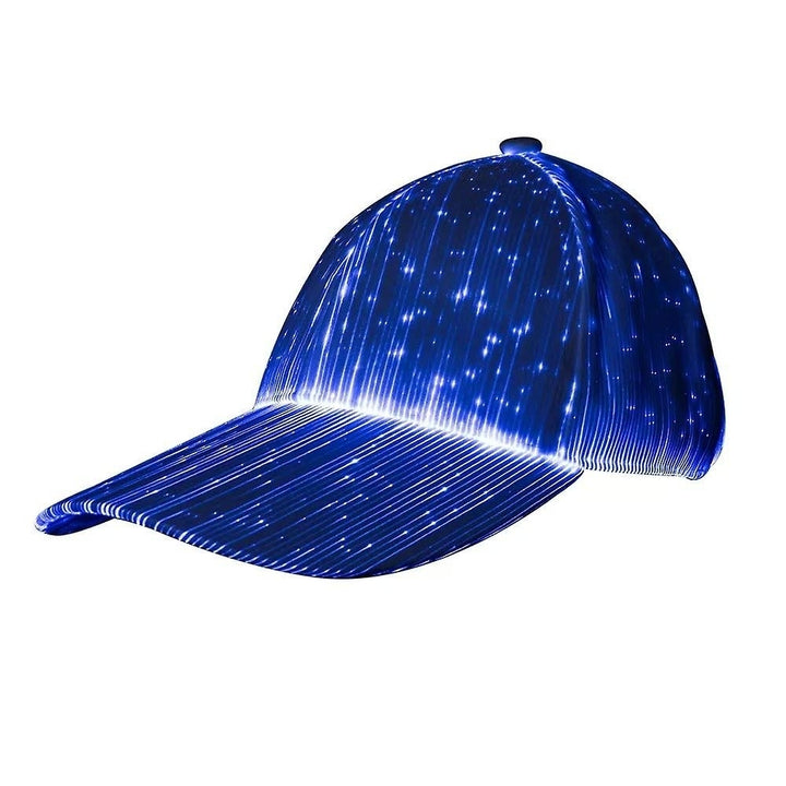 Led Baseball Cap 7 Colors Glow Hat Light Up Caps For Music Party Club Image 1