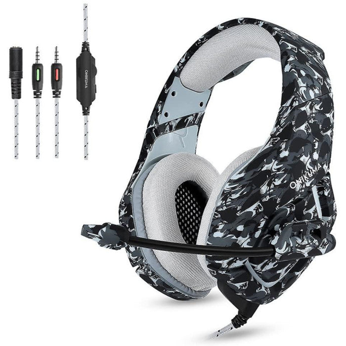 Stereo Pc Gaming Headset With Noise Canceling Mic For Ps4 Ps5 Xbox Series Image 1