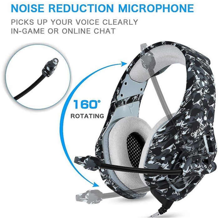 Stereo Pc Gaming Headset With Noise Canceling Mic For Ps4 Ps5 Xbox Series Image 2