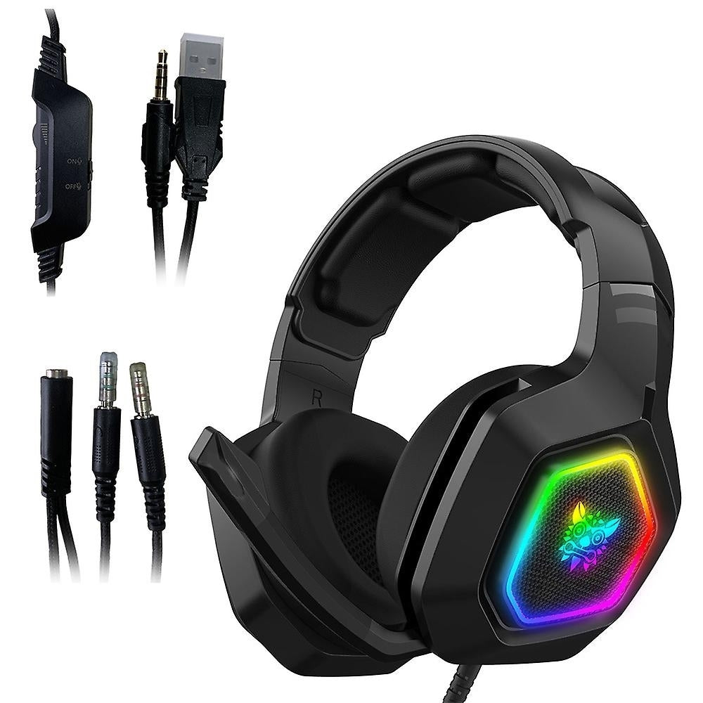 Stereo Pc Gaming Headset With Noise Canceling Mic For Ps4 Ps5 Xbox Series Image 4