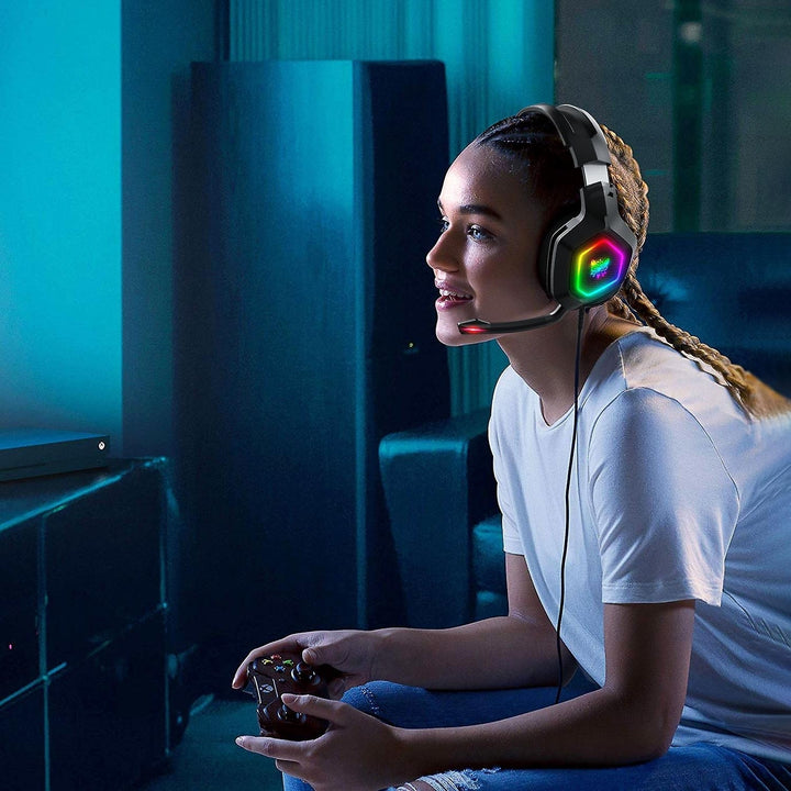 Stereo Pc Gaming Headset With Noise Canceling Mic For Ps4 Ps5 Xbox Series Image 4