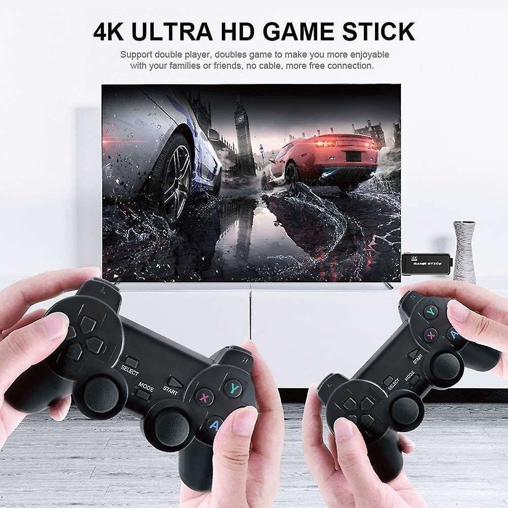 4k Ultra Hd Wireless Console Game Stick Hdmi Output Dual Player 3500 Games Image 4