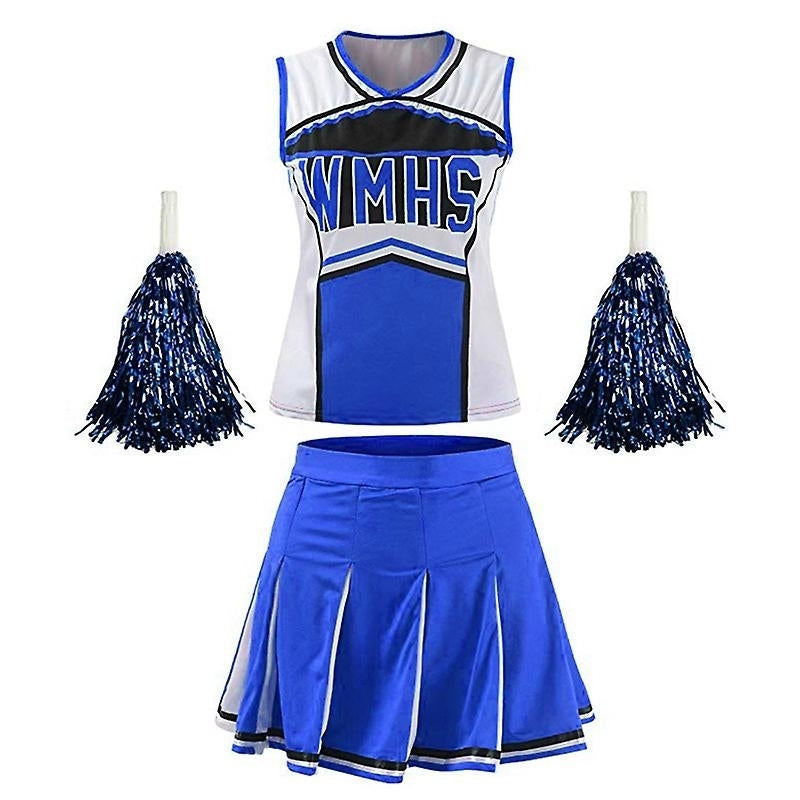 Cheerleader Costume Cheerleader Athletic Sport Uniform Fancy Dress Uniform Image 1