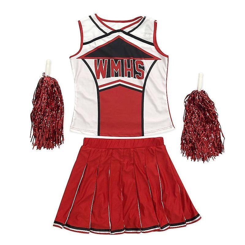 Cheerleader Costume Cheerleader Athletic Sport Uniform Fancy Dress Uniform Image 4