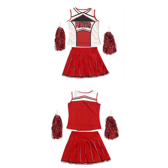 Cheerleader Costume Cheerleader Athletic Sport Uniform Fancy Dress Uniform Image 4