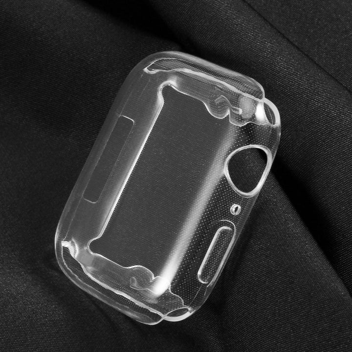 navor Shockproof Full Front Cover Compatible with Apple Watch Series 6 5 4 SE 40mm Clear Image 2