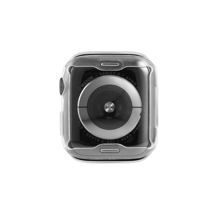 navor Shockproof Full Front Cover Compatible with Apple Watch Series 6 5 4 SE 40mm Clear Image 3