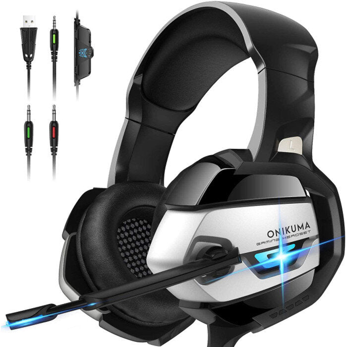 Stereo Pc Gaming Headset With Noise Canceling Mic For Ps4 Ps5 Xbox Series Image 11