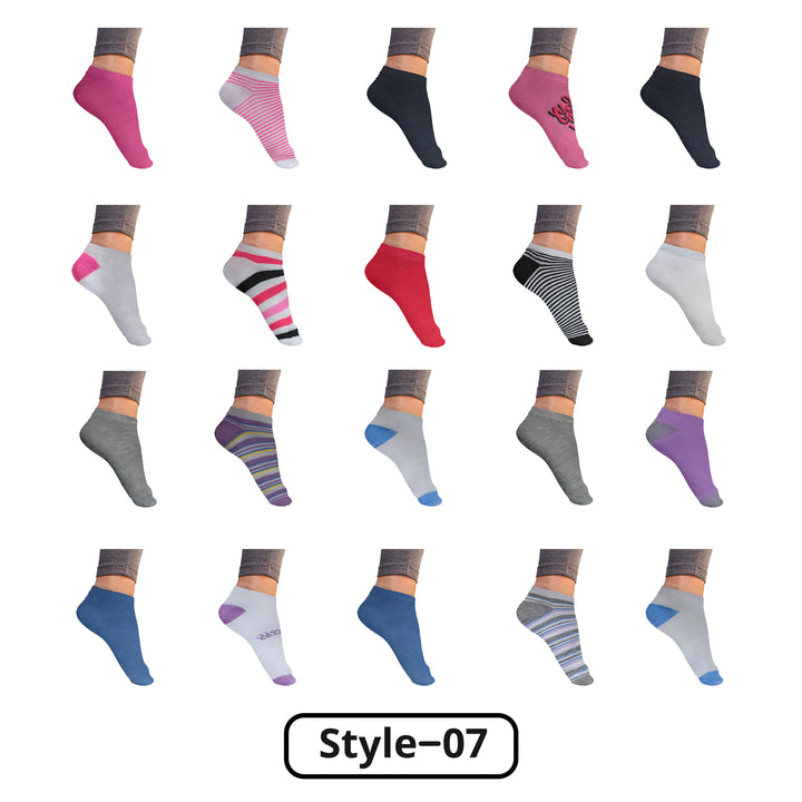 20 Pairs Womens Colorful No Show Ankle Socks Breathable Low Cut Comfortable Image 7