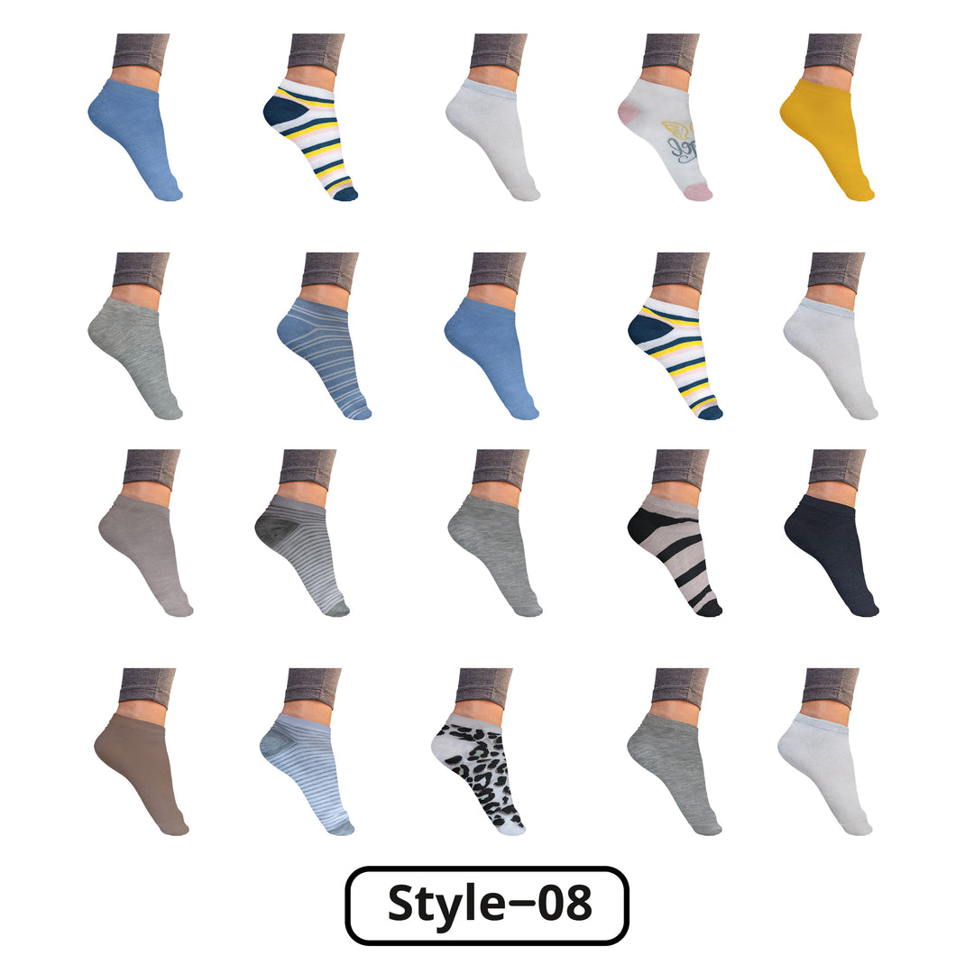 20 Pairs Womens Colorful No Show Ankle Socks Breathable Low Cut Comfortable Image 8