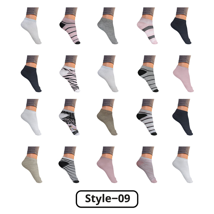 20 Pairs Womens Colorful No Show Ankle Socks Breathable Low Cut Comfortable Image 9