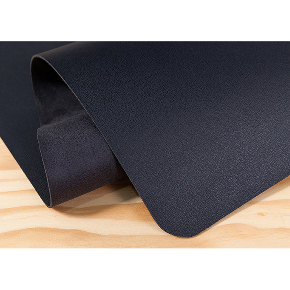 navor PU Leather 90 x 45 cm Desk Mat Non-Slip Flat Extended Desk Mouse Mat for Office Home - Table Blotter Protector Pad Image 2