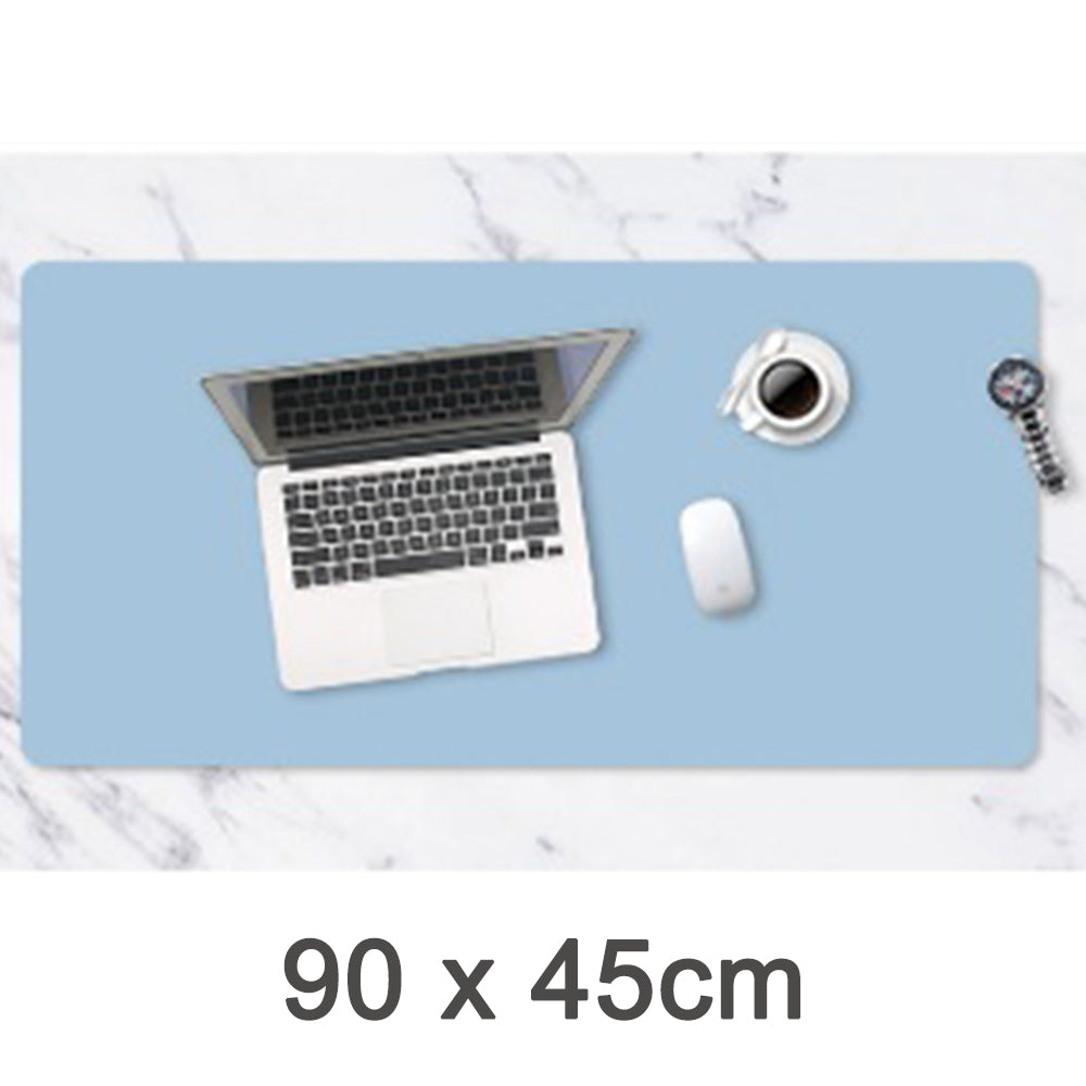 navor PU Leather 90 x 45 cm Desk Mat Non-Slip Flat Extended Desk Mouse Mat for Office Home - Table Blotter Protector Pad Image 8