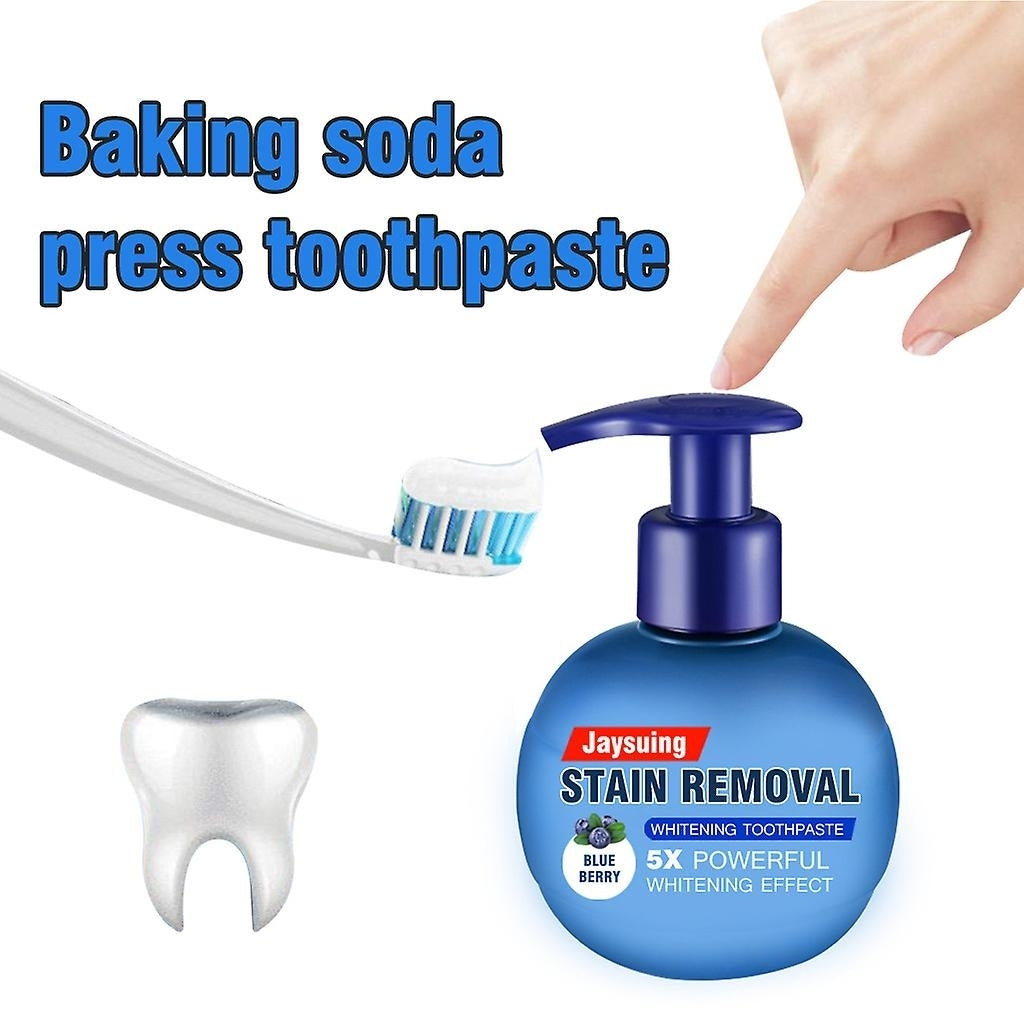 Baking Soda Toothpaste Stain Removal Whitening Toothpaste Fight Bleeding Gums Image 4