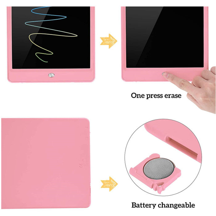 Lcd Writing Tablet Erasable Doodle Board Kids Reusable Drawing Pads Small Blackboard Image 10