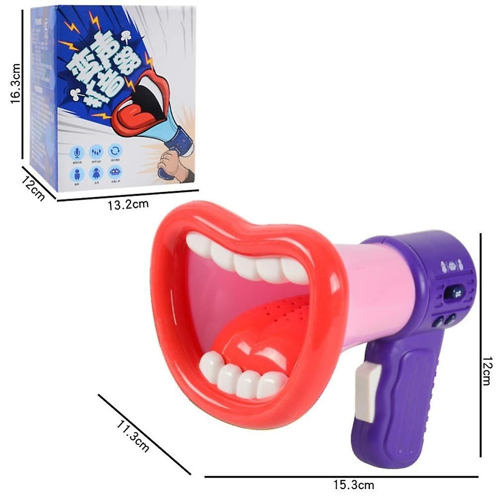 Big Mouth Megaphone Recording Toy Kids Voice Changer Speaker Image 4