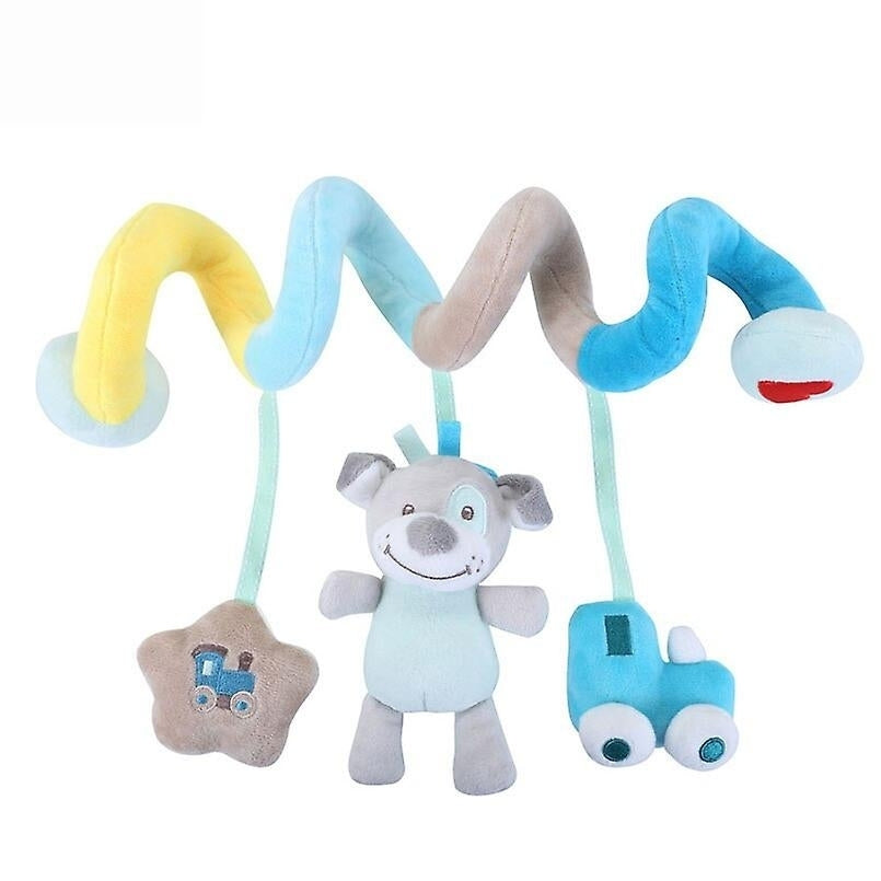 Infant Stroller Toy Baby Crib Bed Hanging Rattles Car Seat Spiral Plush Toys For Newborns Image 7