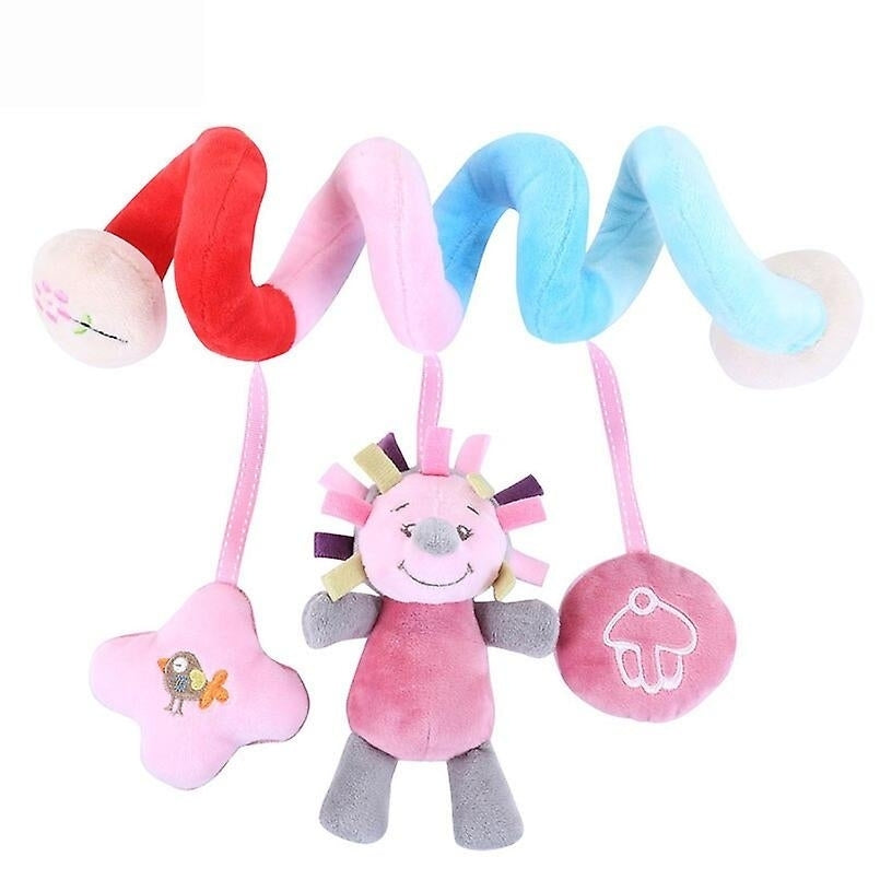 Infant Stroller Toy Baby Crib Bed Hanging Rattles Car Seat Spiral Plush Toys For Newborns Image 8