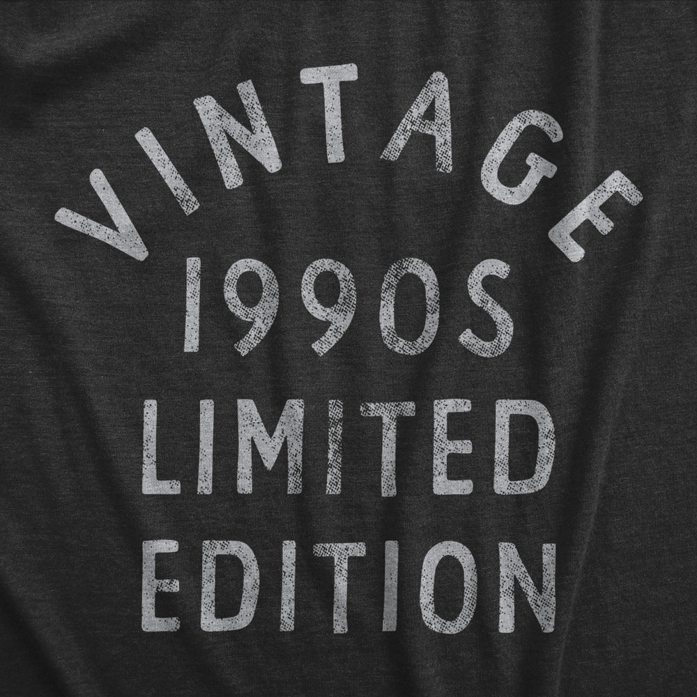 Womens Vintage 1990s Limited Edition T Shirt Funny Cool 1990 Theme Classic Tee For Ladies Image 2