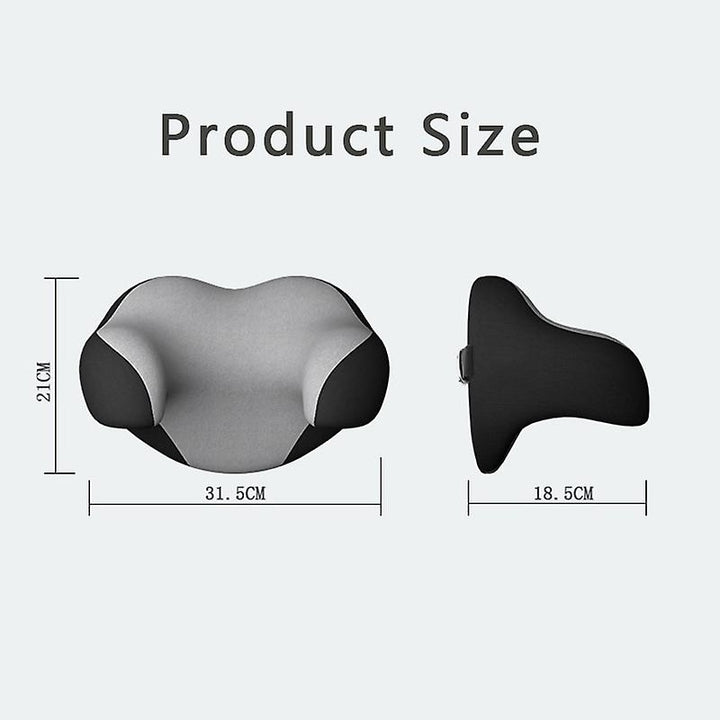 Car Seat Headrest U Shaped Pillow Detachable Memory Foam Neck Cushion Soft Travel Pillow Image 4