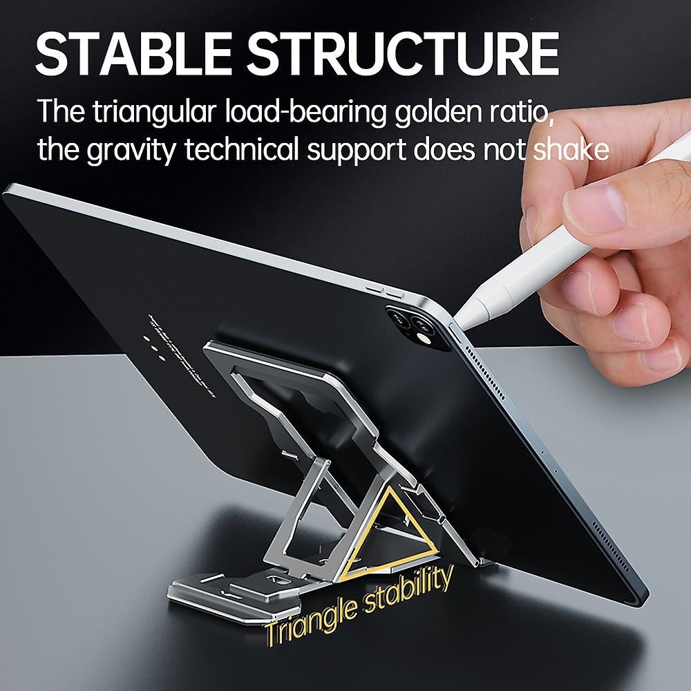 Foldable Mobile Phone Holder Ultra-thin Cradle Cell Phone Stand Phone Bracket Desk Stand Image 4