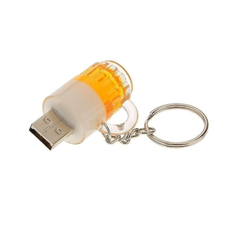 Beer Mug Usb Flash Drive Usb Memory Stick Pen Drive With Keychain Image 3