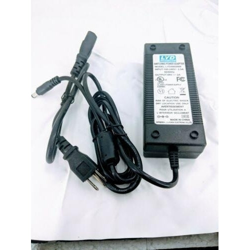 Lot of 5 48V 2.0A LYD4802000 AC/DC Power Adapter charger 5.5x2.1mm Image 1