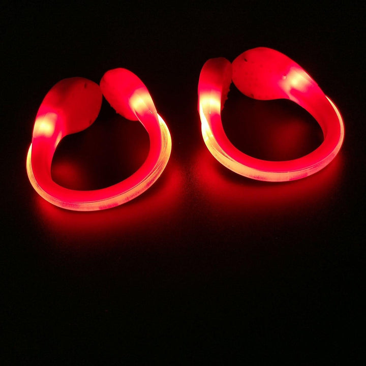 2 Pack Led Shoe Clip Lights Night Warning Lamb Reflective Running Gear Lamb Image 1