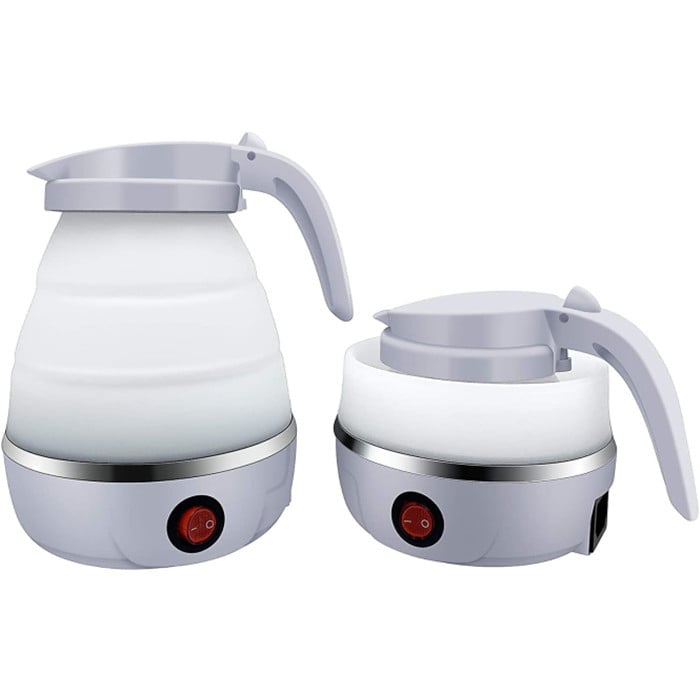 Folding Travel Kettle 600ml Electric Silicone Water Bottle Portable Heating Fast Kettle Image 8