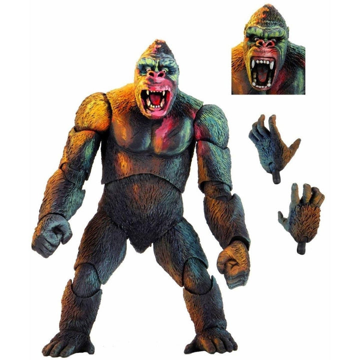 King Kong Illustrated Color Edition 8" Classic Statue Figure NECA Image 1