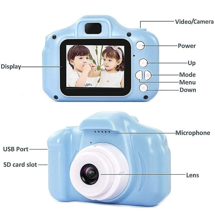 Kids Digital Camera Mini Camcorder Rechargeable Video Recorder Children Toys Birthday Gift Image 3