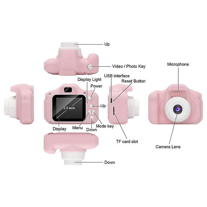 Kids Digital Camera Mini Camcorder Rechargeable Video Recorder Children Toys Birthday Gift Image 10